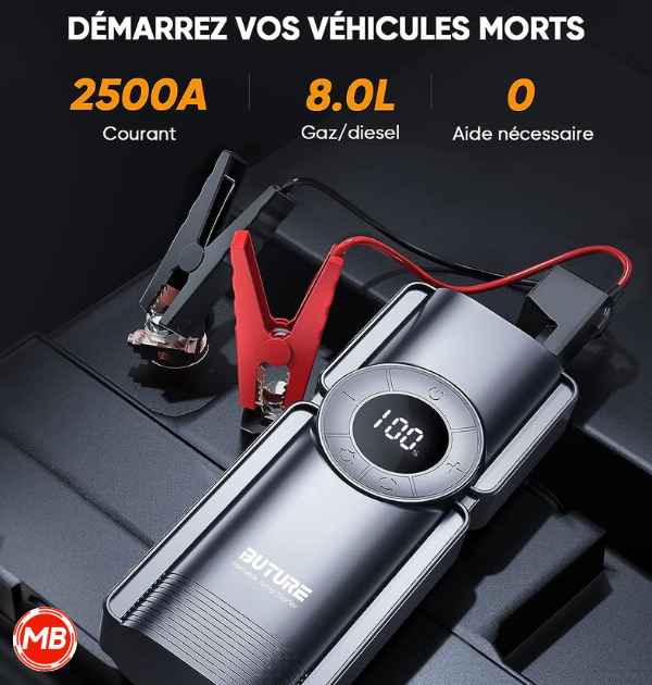 Booster Batterie Ultra Puissant 2500A