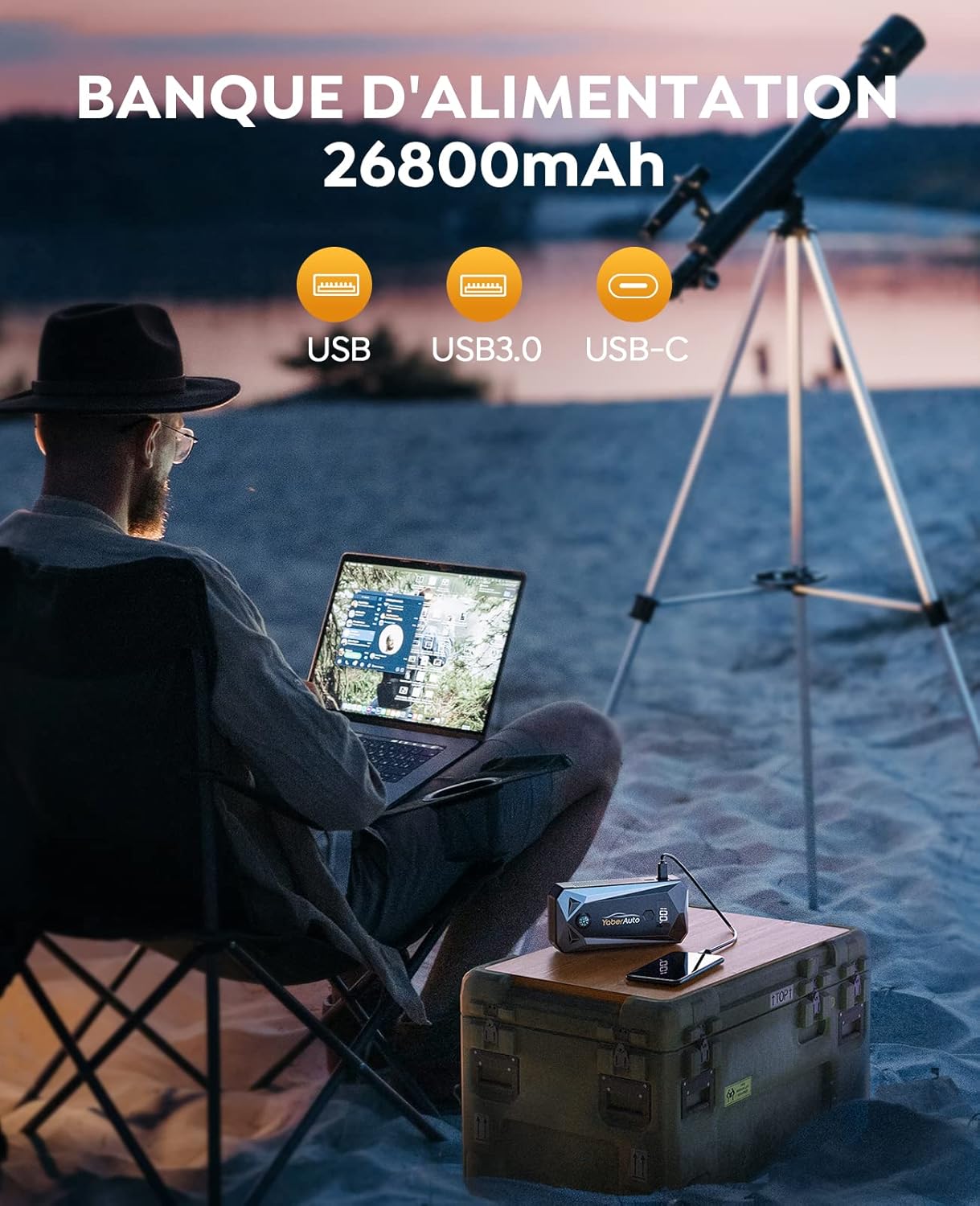 Booster Batterie Professionnel Lithium 4000A | Dépannage