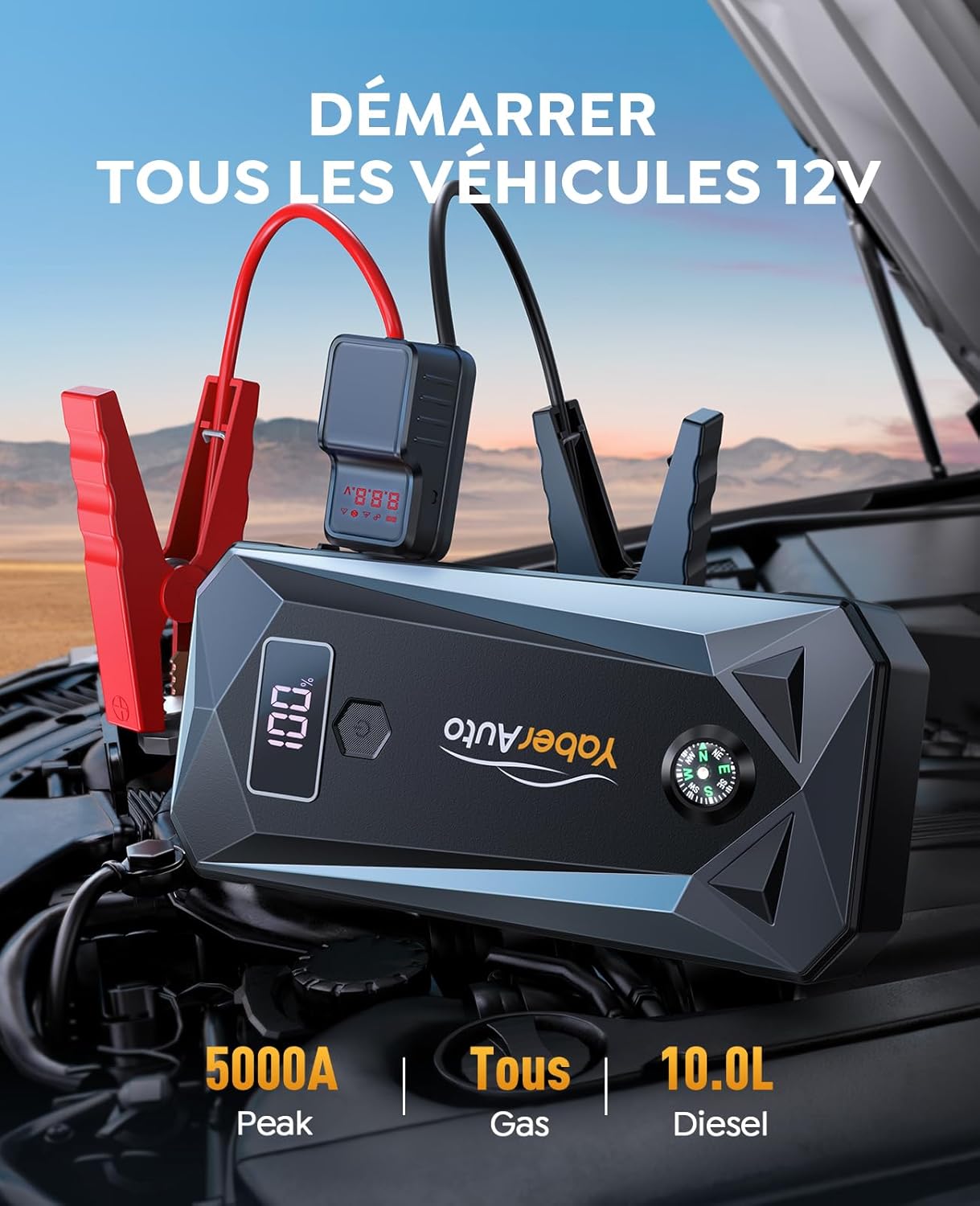 Booster Batterie Professionnel Lithium 4000A | Dépannage