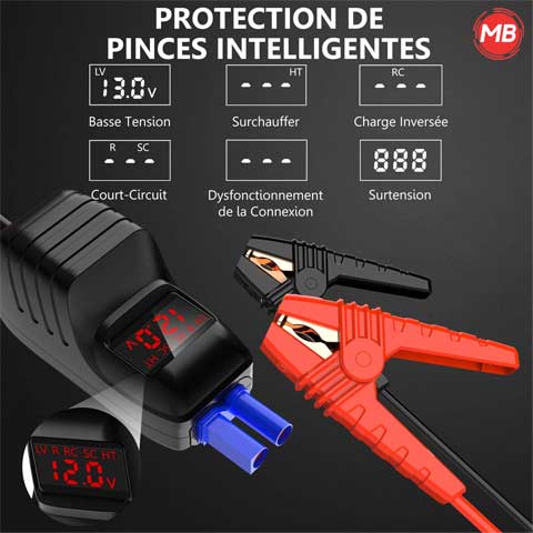 Booster Automobile 2500A | Haute Capacité 12V