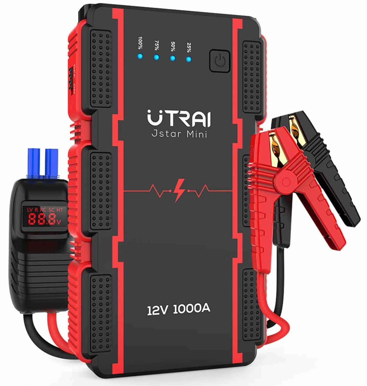 Booster Batterie Moto 1000A | Puissance Démarrage Rapide