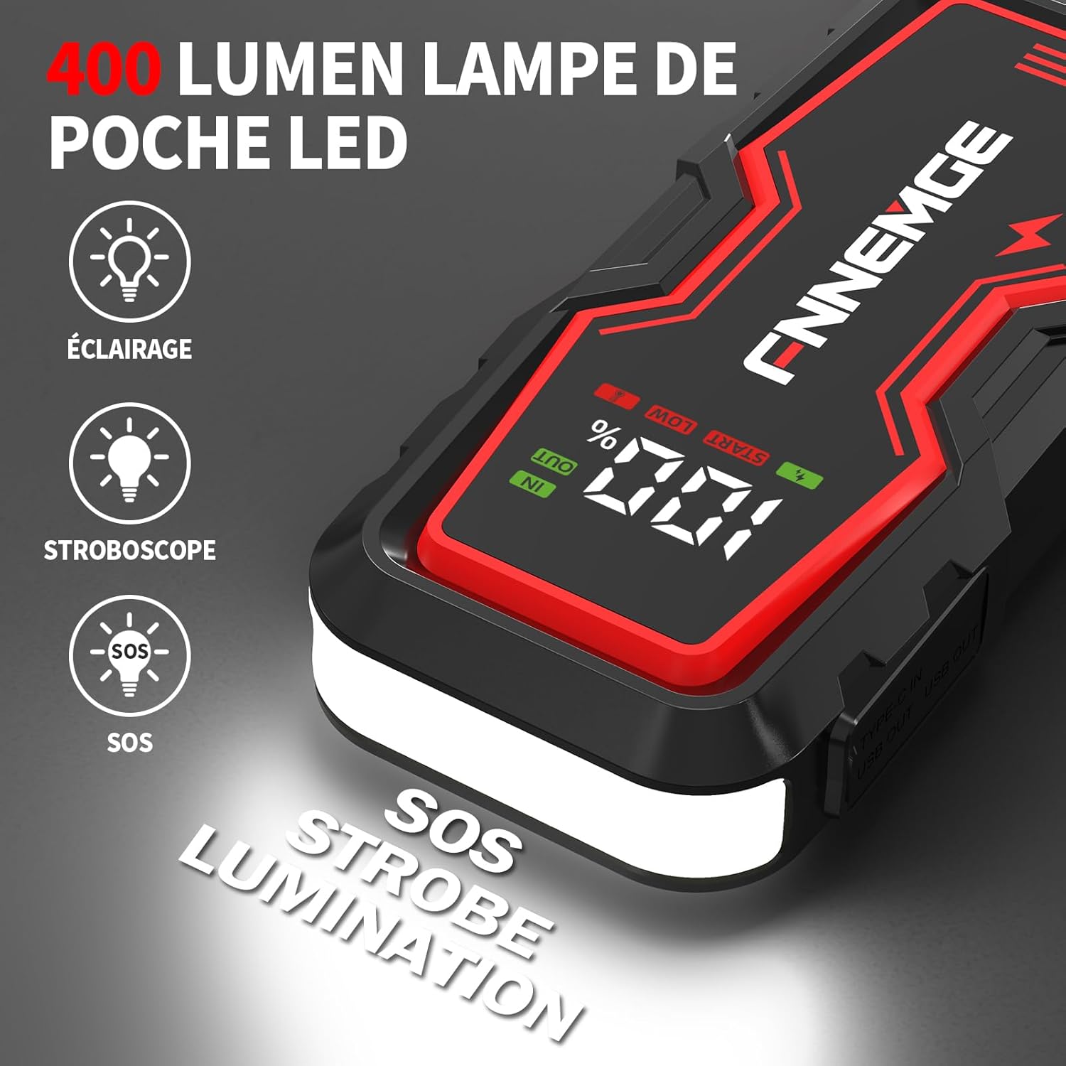 Booster Batterie Automobile 4000A | Ultra Résistant