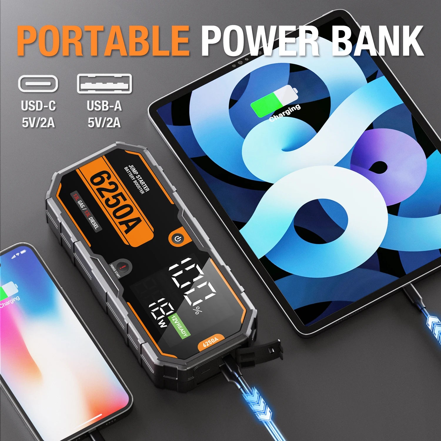 Booster Batterie Moto Quad 12V | Démarreur Lithium Compact