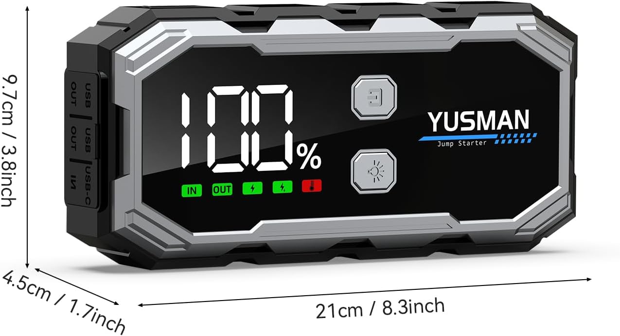 Booster Batterie Diesel 3000A | Recharge Rapide 12V