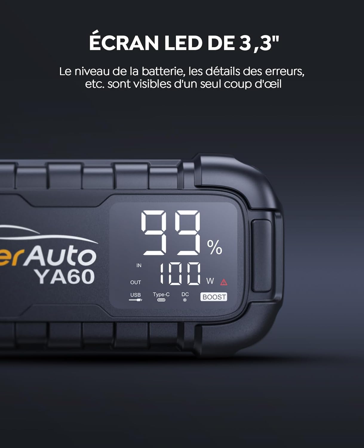 Booster Batterie Professionnel 6000A | Ultra Puissant 12/24V