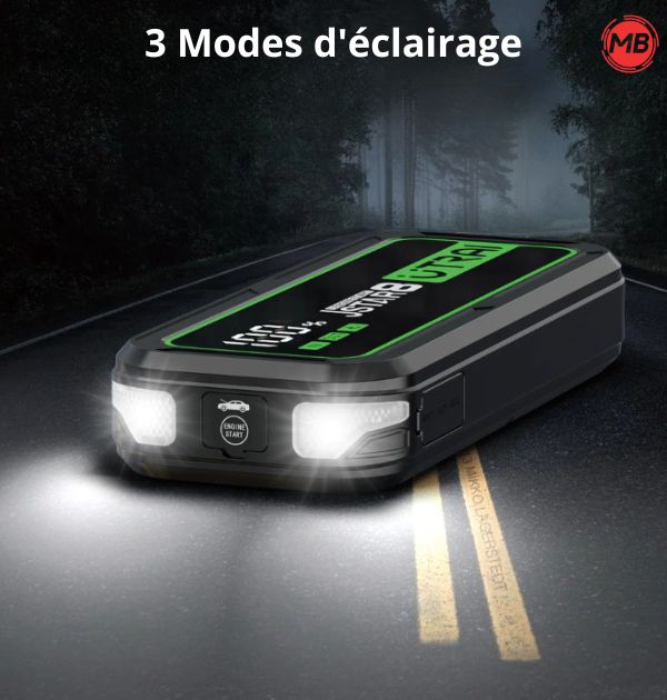 Booster Batterie Diesel 3000A | Démarrage Rapide 12V