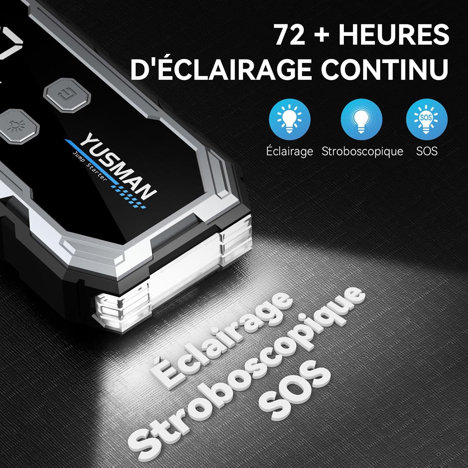Booster Batterie Diesel 3000A | Recharge Rapide 12V
