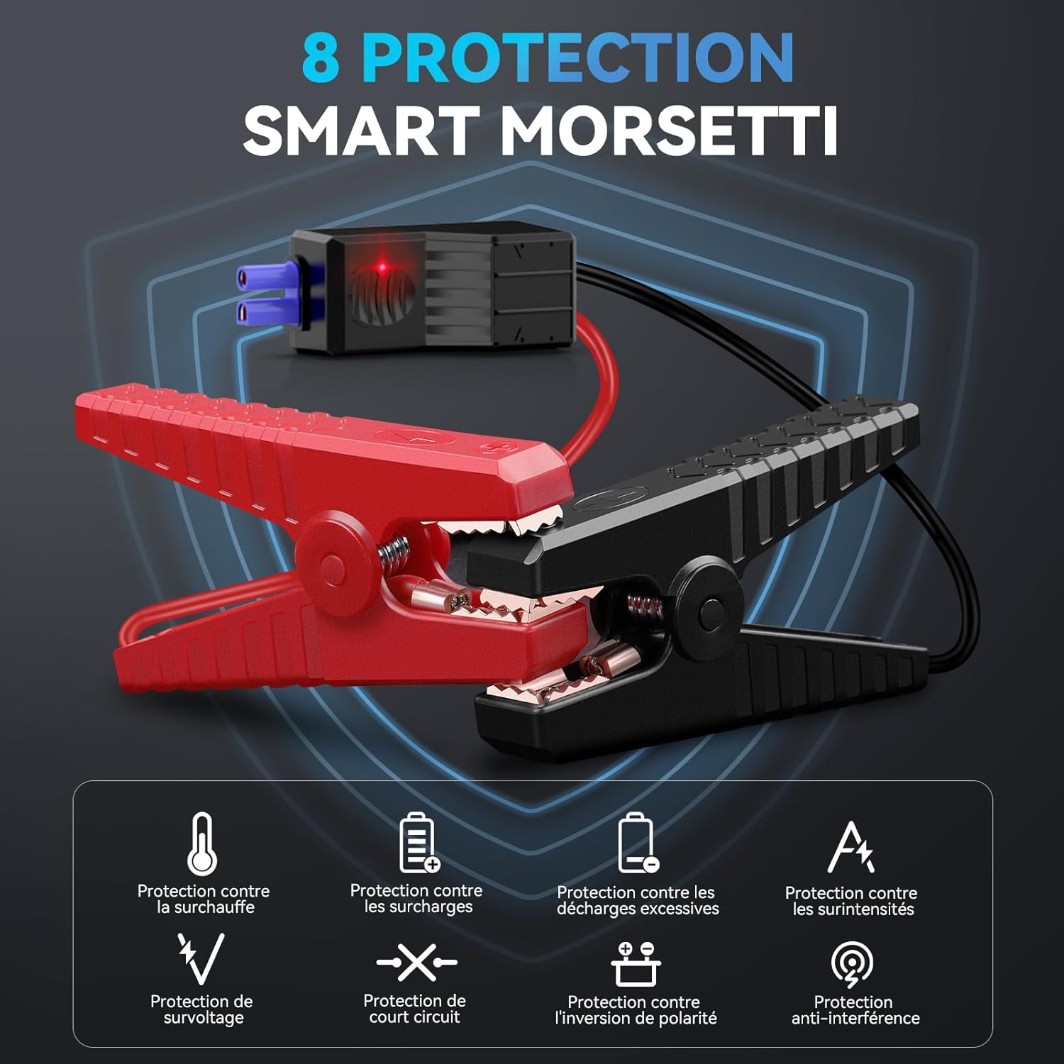 Booster Batterie Diesel 3000A | Recharge Rapide 12V