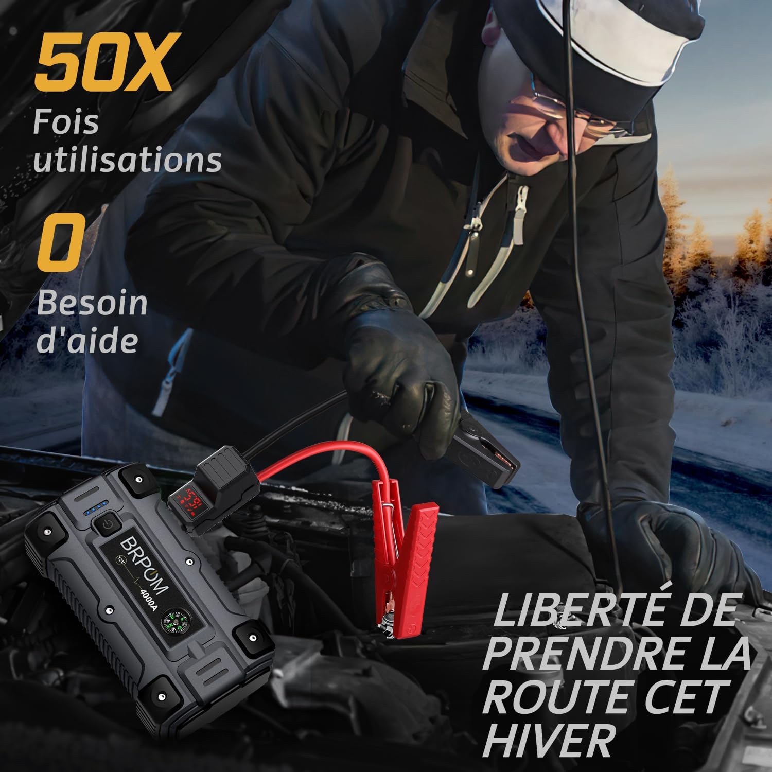 Booster Batterie Diesel Professionnel 4000A | 12V