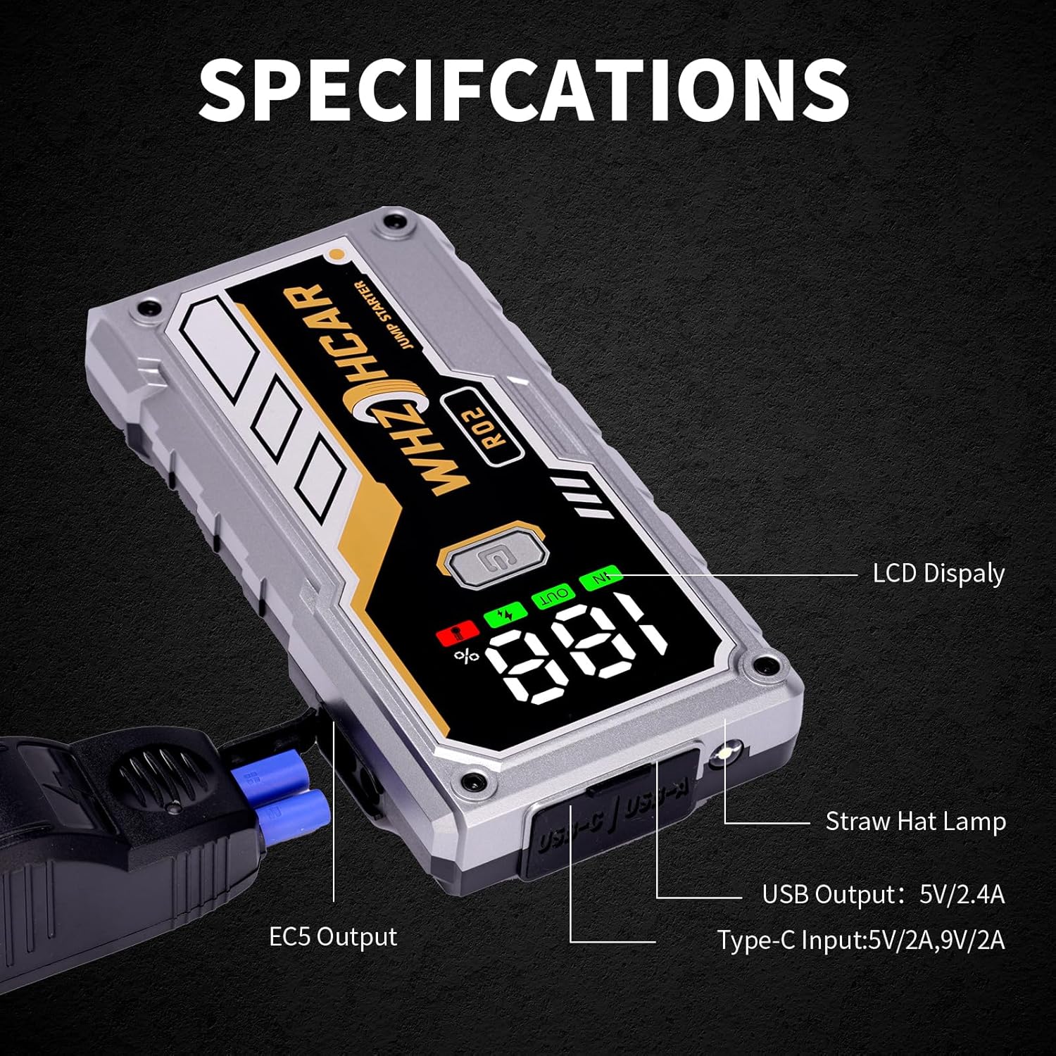 Booster Batterie Moto Scooter Lithium 12V | Compact et Léger