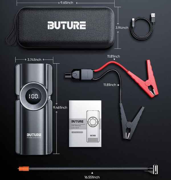 Booster Batterie Diesel 2500A | Démarreur Haute Capacité