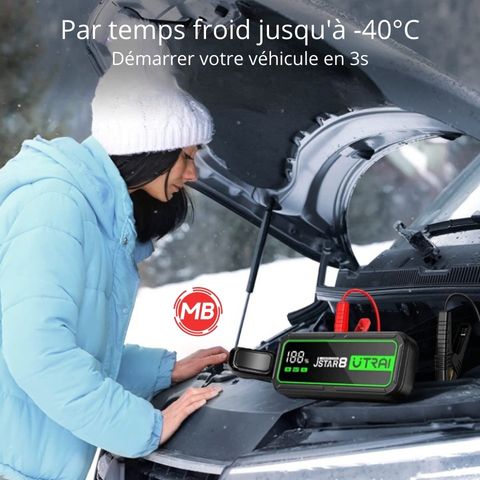 Booster Batterie Diesel 3000A | Démarrage Rapide 12V