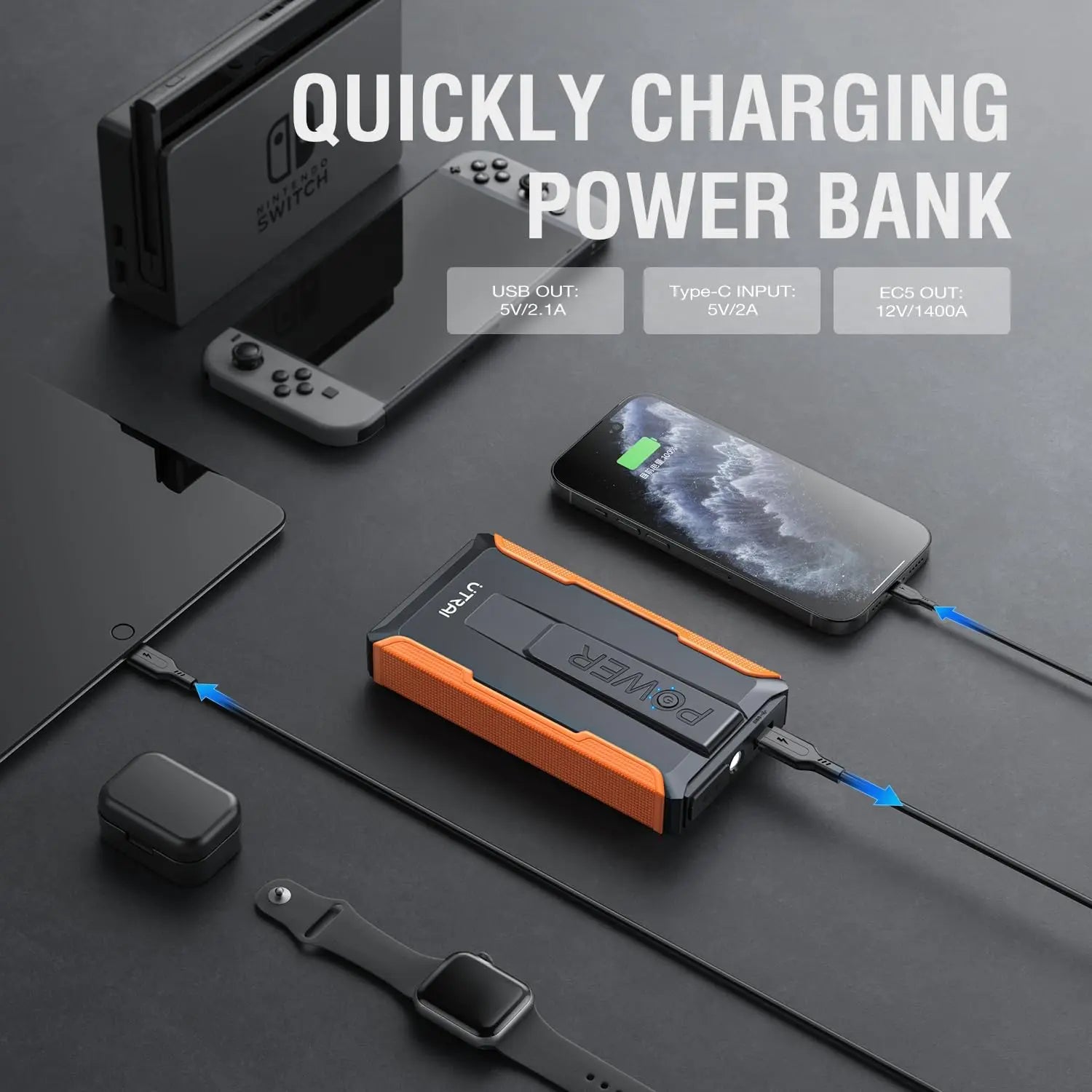 Booster Batterie Moto Ultra-Puissant