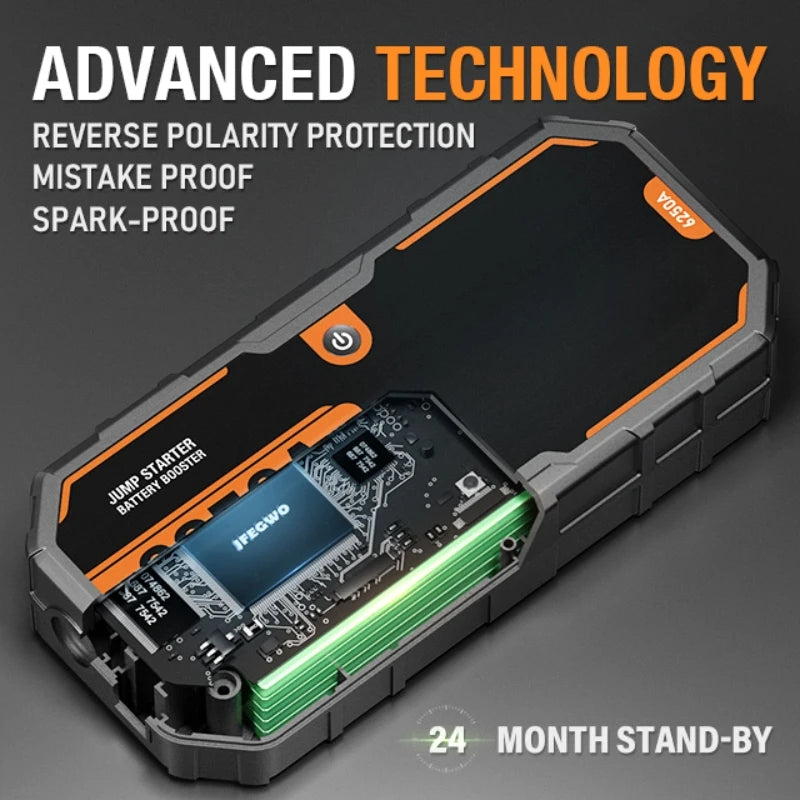 Booster Batterie Moto Quad 12V | Démarreur Lithium Compact