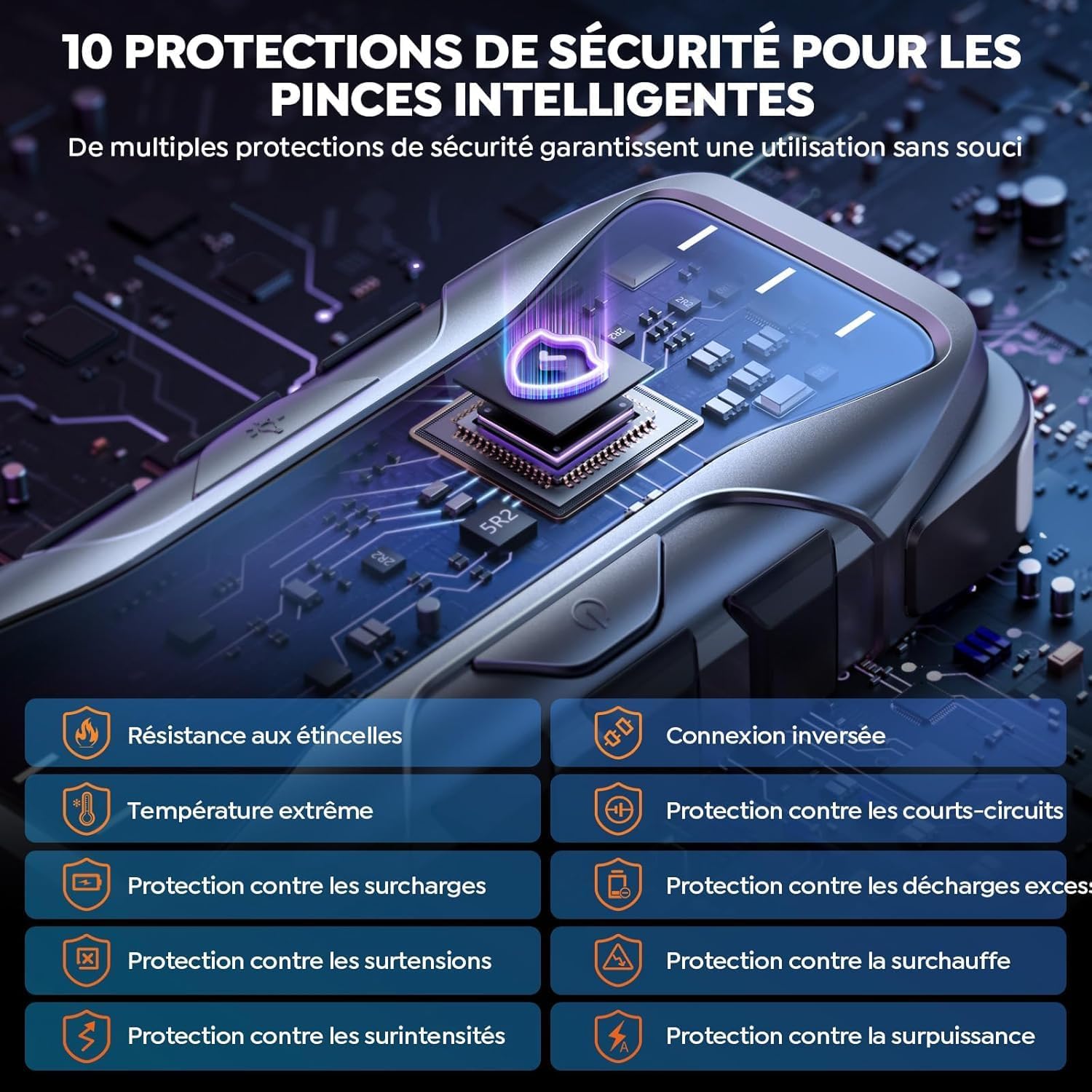 Booster Batterie Voiture 6000A | Démarrage Instantané 12V