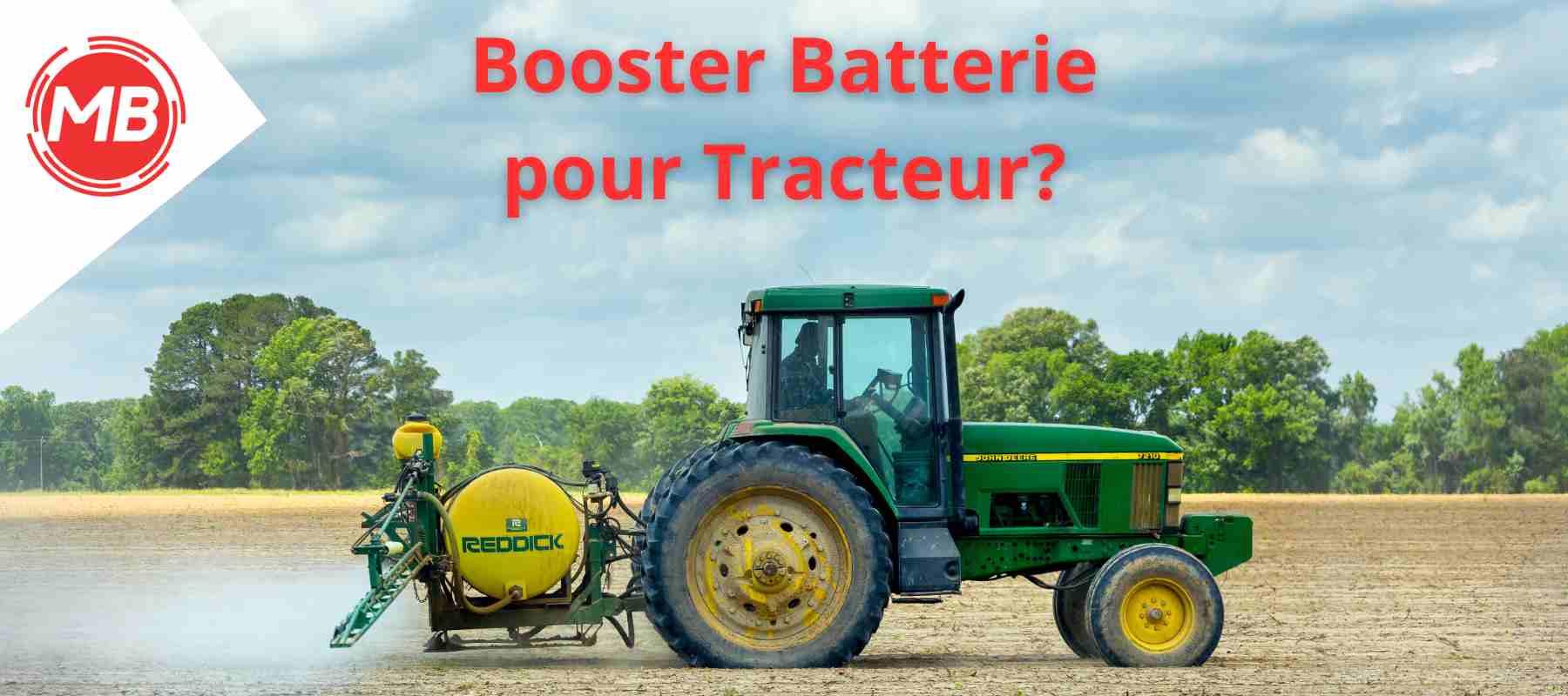 Chargeur et booster batterie tracteur