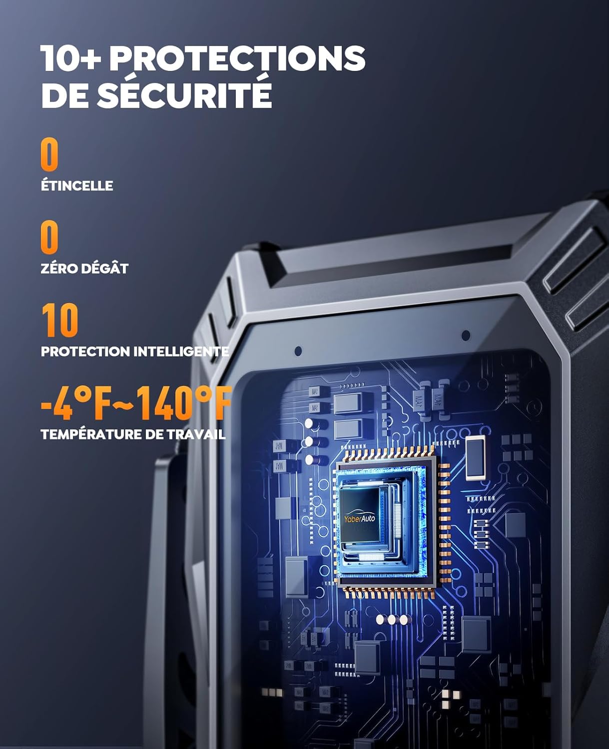 Booster Batterie Moto Lithium 5500A | Démarrage Puissant Tous Modèles