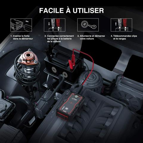 Booster Batterie Diesel 2000A | Puissant pour Froid Intense