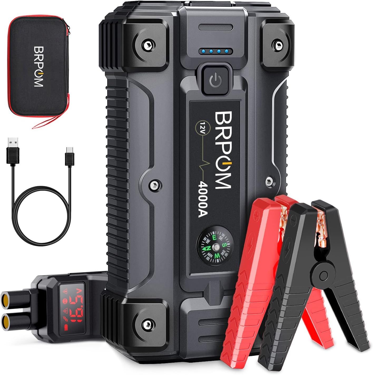 Booster Batterie Voiture Lithium 4000A | Compact et Efficace