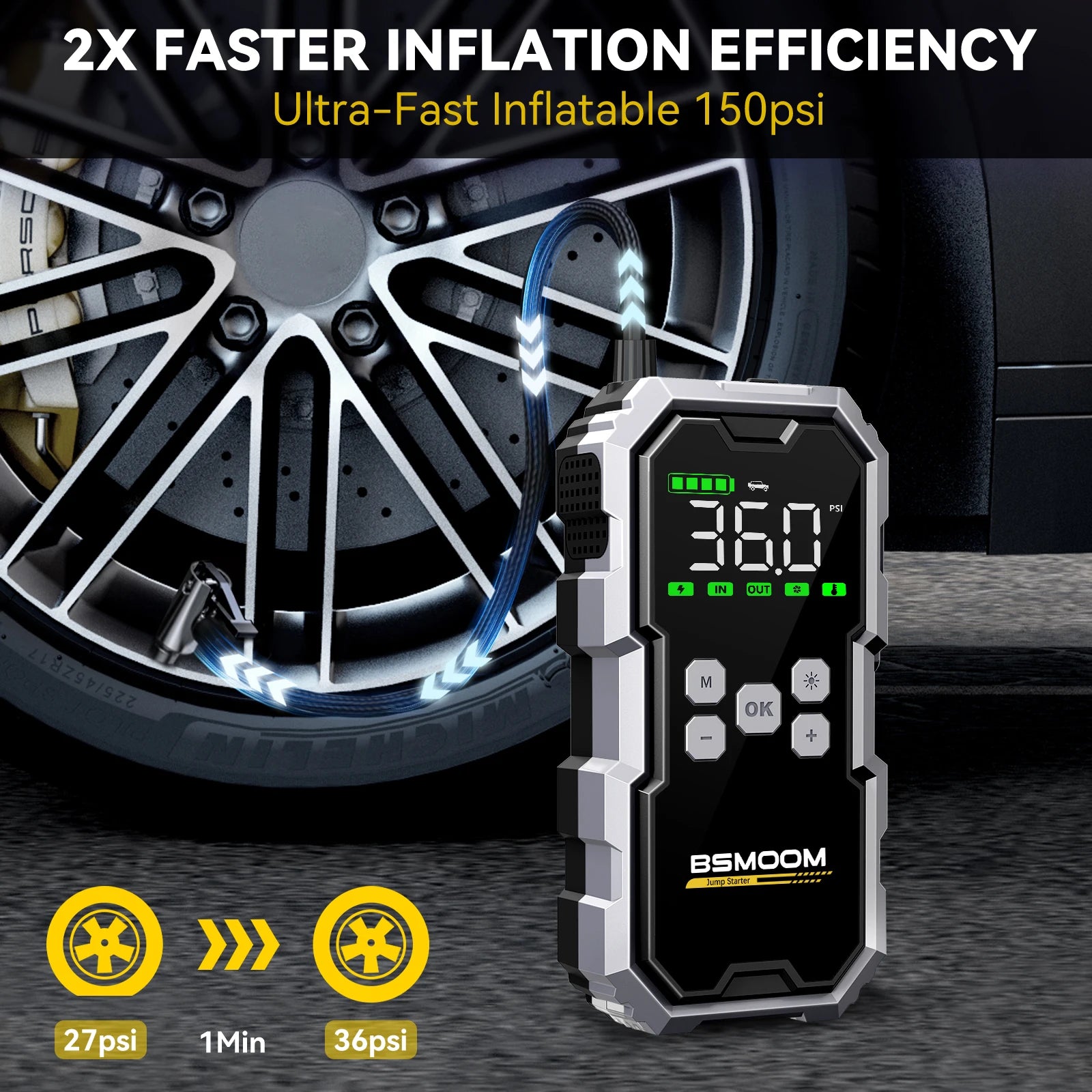 Booster Batterie Diesel 7000A | Ultra Compact pour Camping-Car