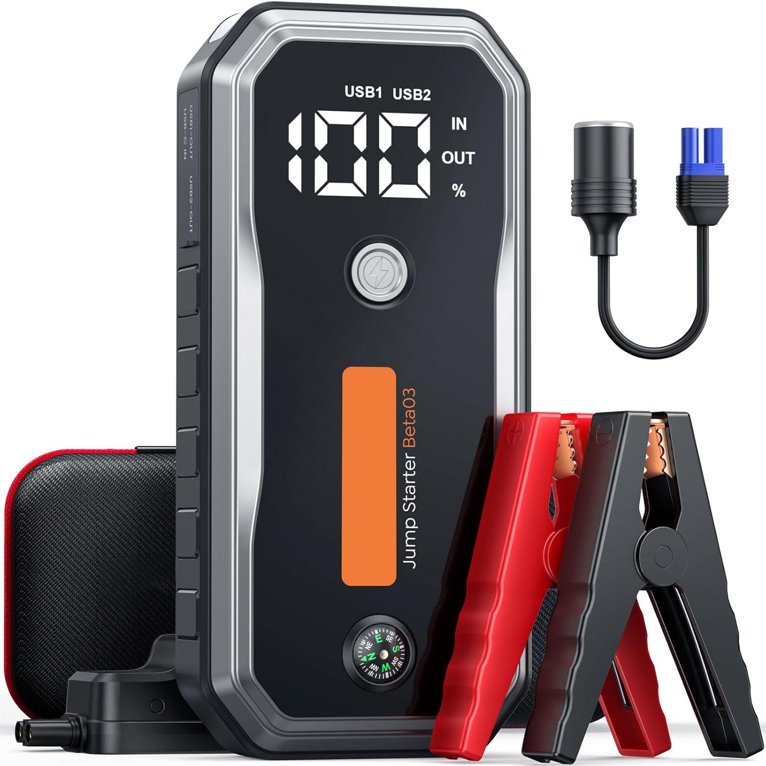 Booster Batterie Auto 6000A | Lithium Intelligent 12V