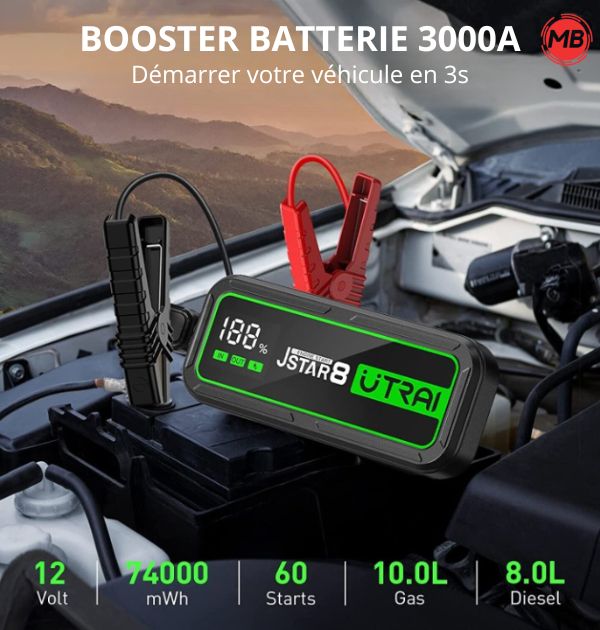 Booster de Batterie 12V – 3000A - Magic-Booster
