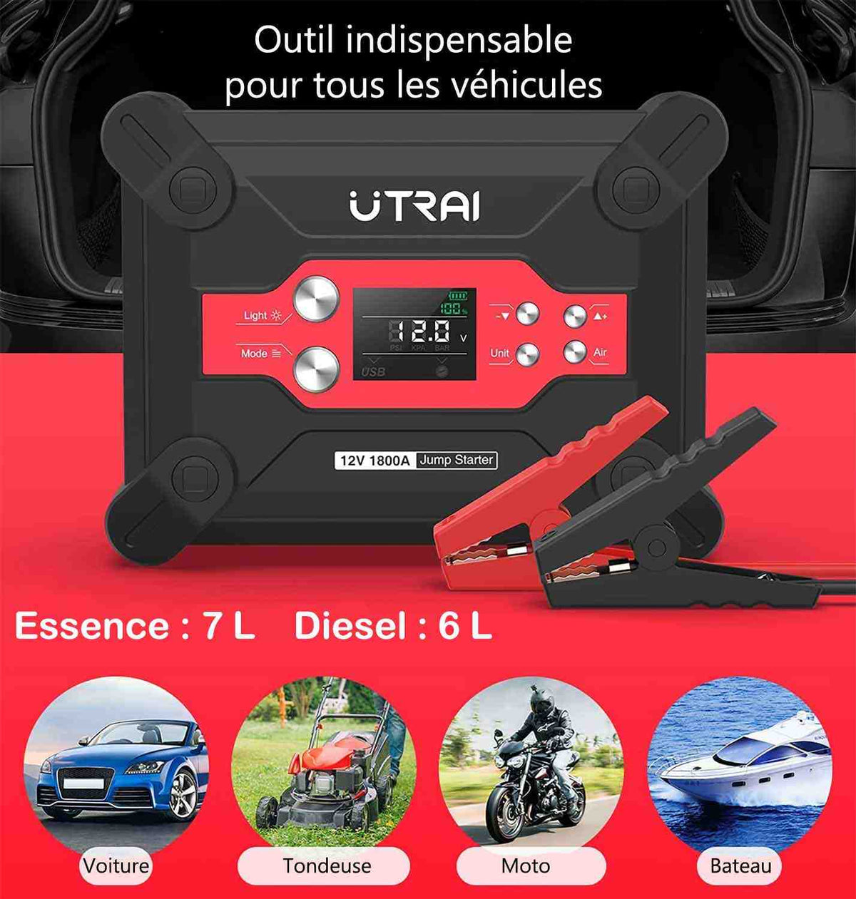 TOP 5 - Booster batterie pour sa voiture 